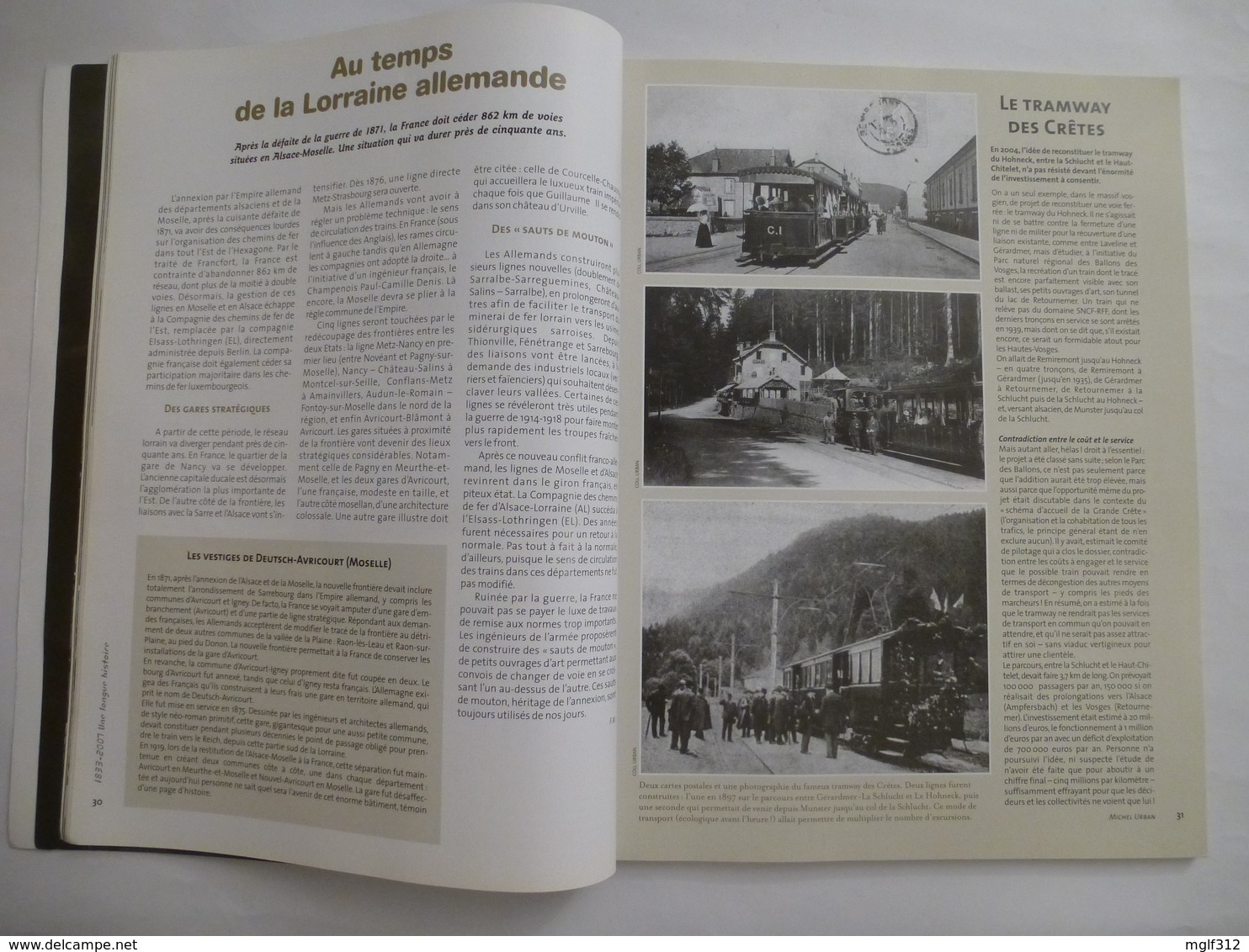 L'AVENTURE DU TRAIN EN LORRAINE (150 Ans D'histoire Ferroviaire) Editions Est Républicain 2007 - Détails Sur Les Scans - Chemin De Fer & Tramway