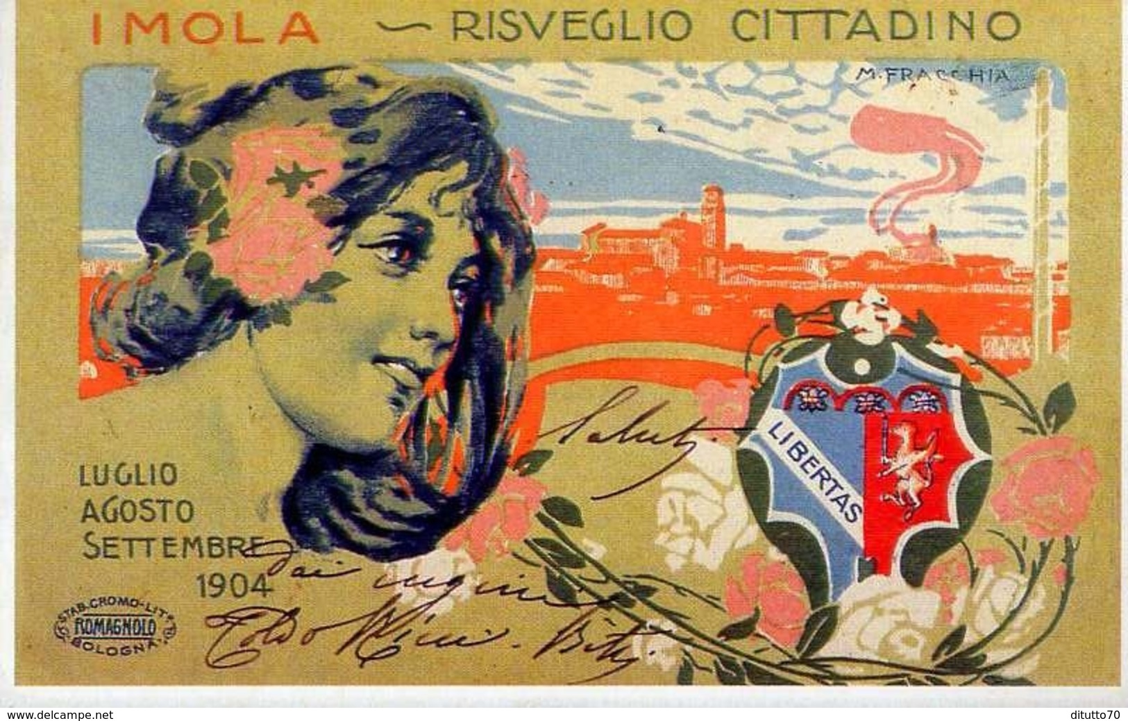 I Mola Risveglio Cittadino - Libertas - M.fracchia - Italia 1904 - Riproduzione Da Originale - Altri & Non Classificati