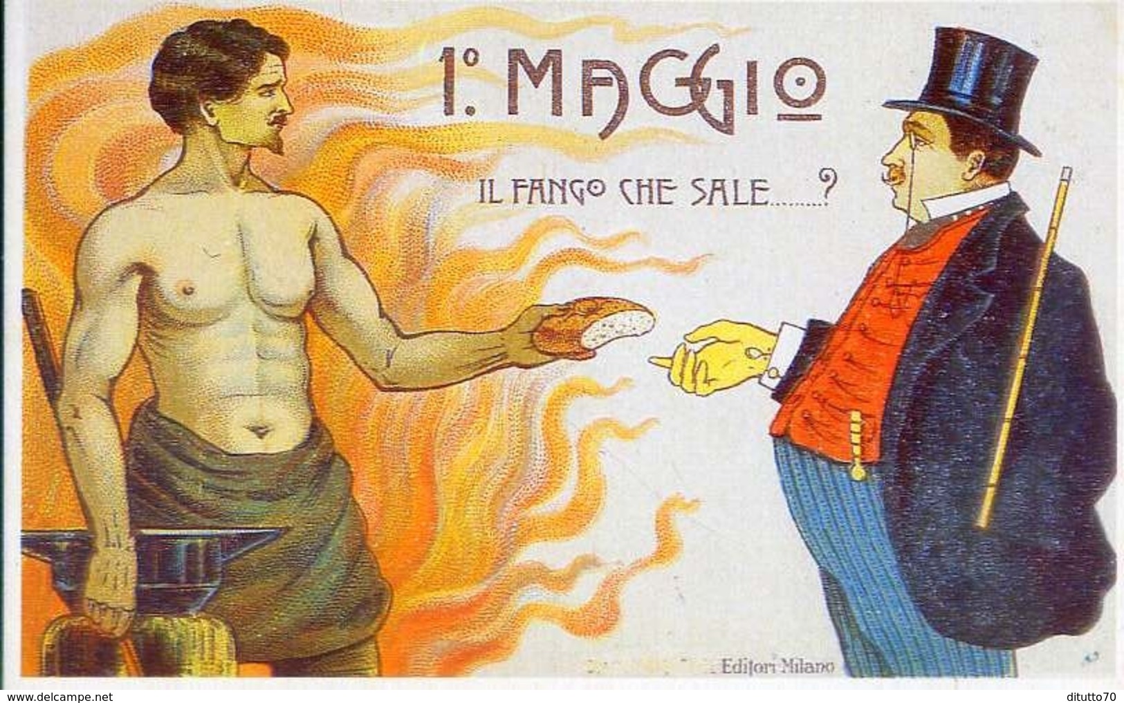 Primo Maggio 1901 - Il Fango Che Salei - Italia 1901 - Riproduzione Da Originale - Altri & Non Classificati