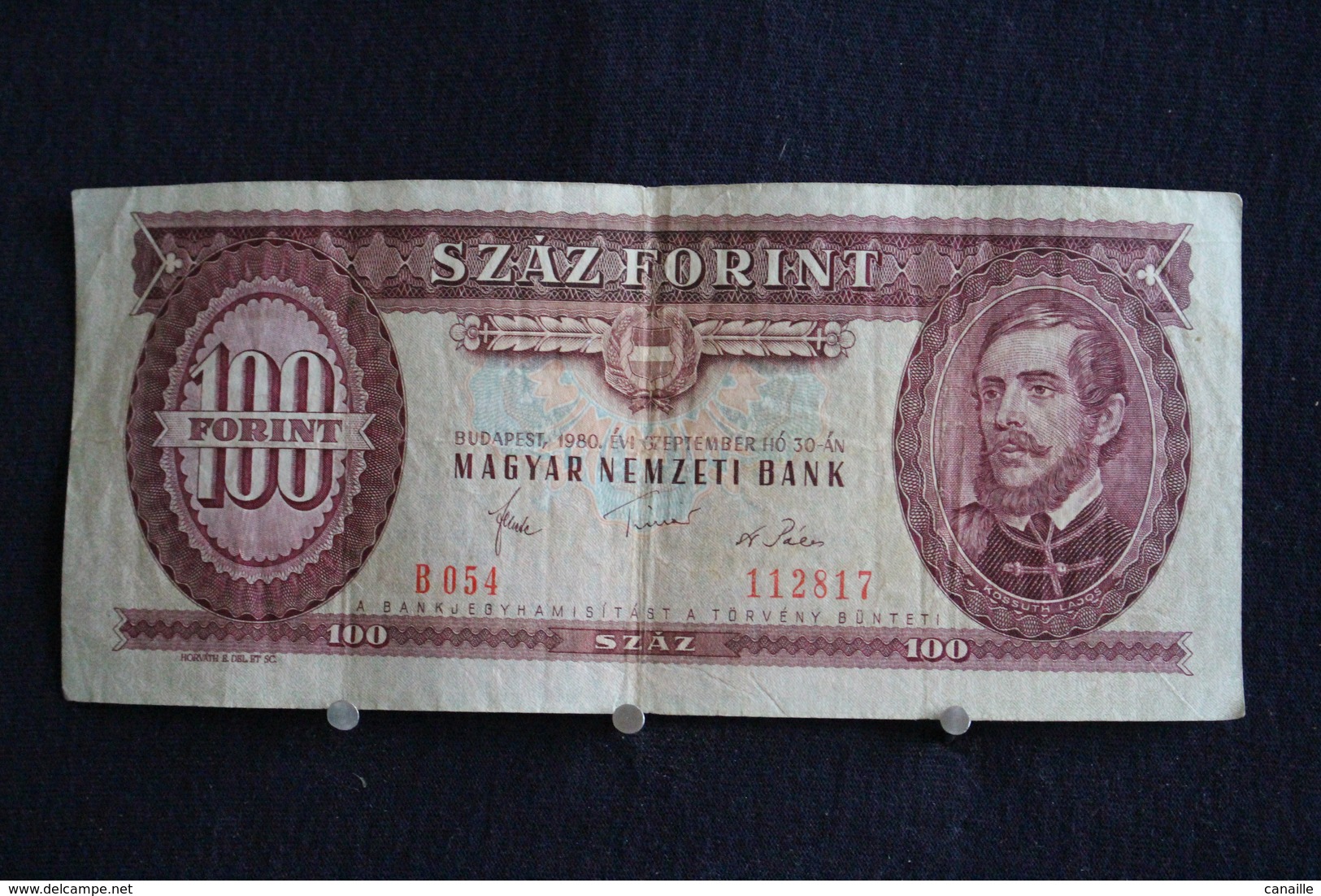 60 /  Hongrie, 100 Forint, 1984 .  Magyar Nemzeti Bank  /  N° 112817 - Hongrie