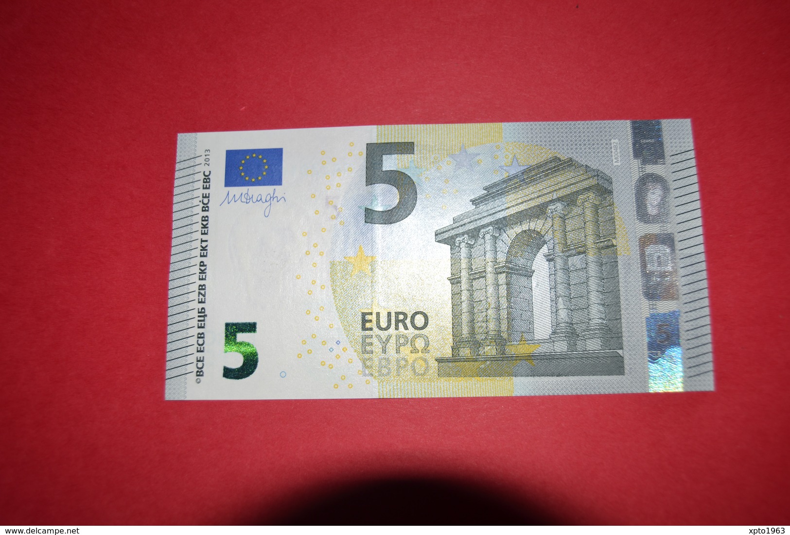 5 EURO M004 B2 PORTUGAL M004B2 - Serial Number MA2201672828 - UNC FDS NEUF - 5 Euro