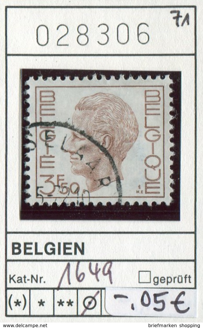 Belgien - Belgique -  Belgium - Belgie - Michel 1649 - Oo Oblit. Used Gebruikt - Gebraucht