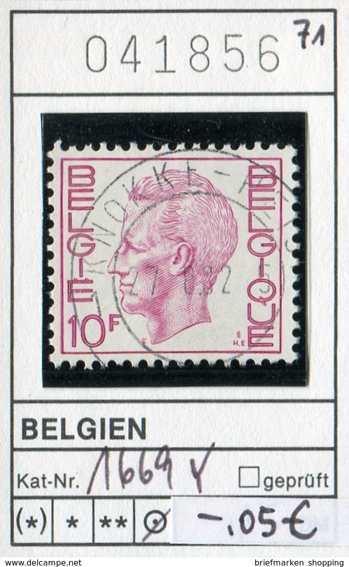 Belgien 1971 - Belgique 1971 -  Belgium 1971 - België 1971 - Michel 1669 Y - Oo Oblit. Used Gebruikt - Gebraucht