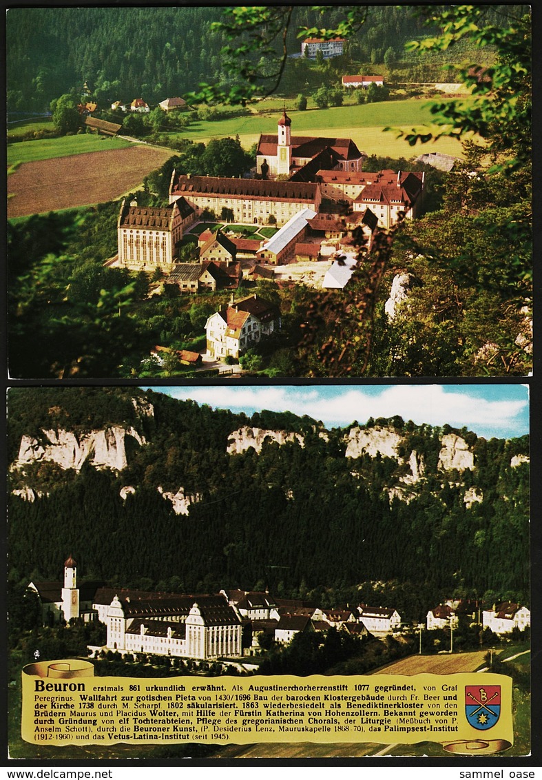 2 X Beuron  -  BenediktinerErzabtein  -  Ansichtskarten Ca. 1980    (11152) - Tuttlingen