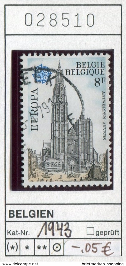 Belgien 1978 - Belgique 1978 -  Belgium 1978 - België 1978 - Michel 1943 - Oo Oblit. Used Gebruikt - Gebraucht