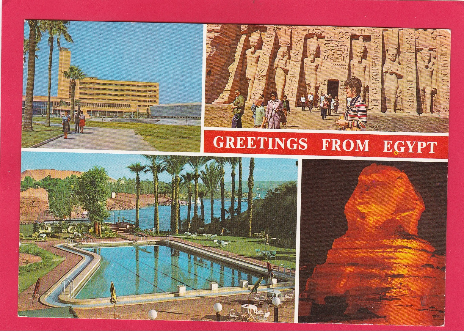 Modern Multi View Post Card Of Greetings From Egypt.B42. - Altri & Non Classificati