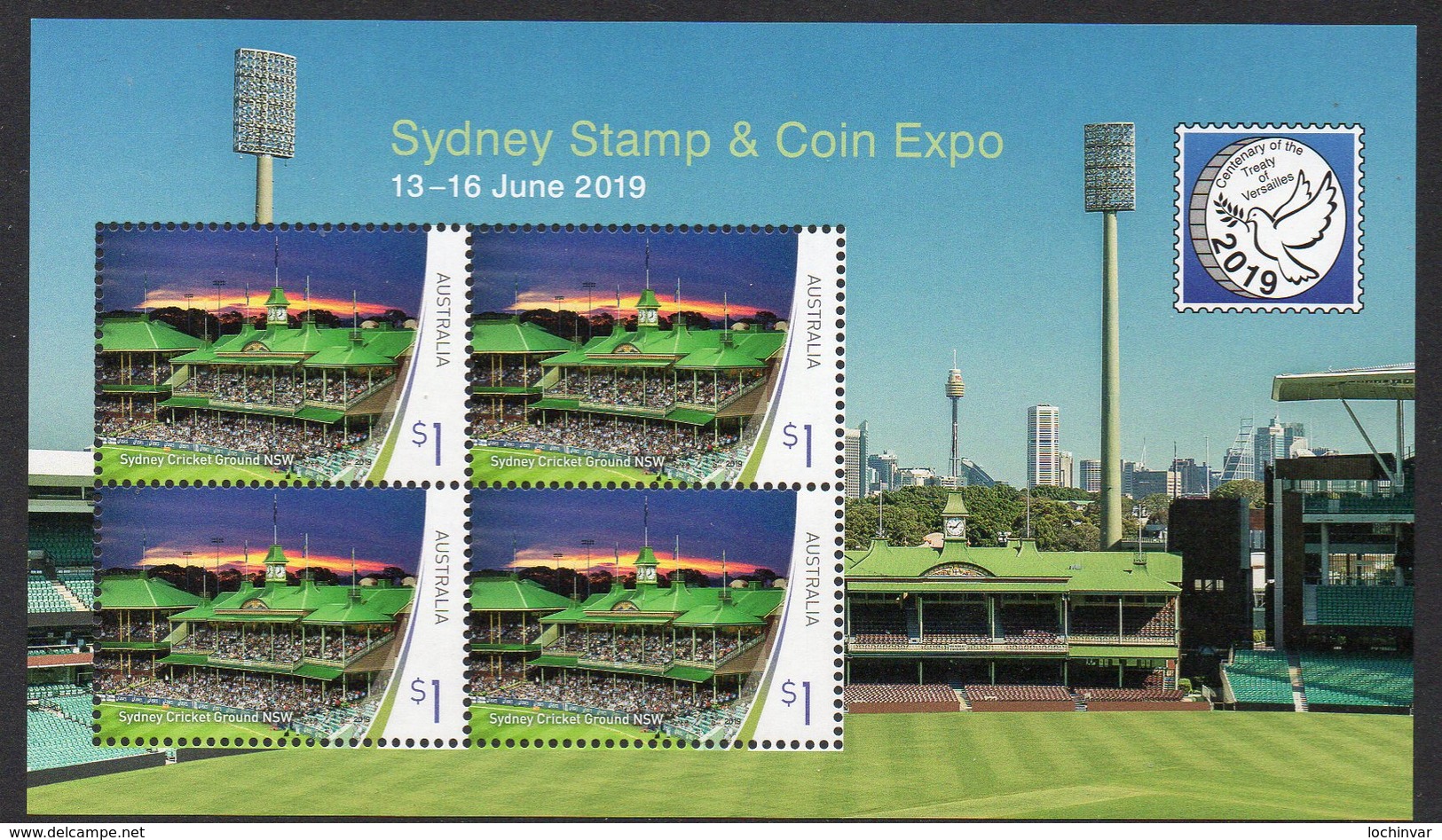 AUSTRALIA, 2019 SYDNEY STAMP EXPO MNISHEET MNH - Nuovi