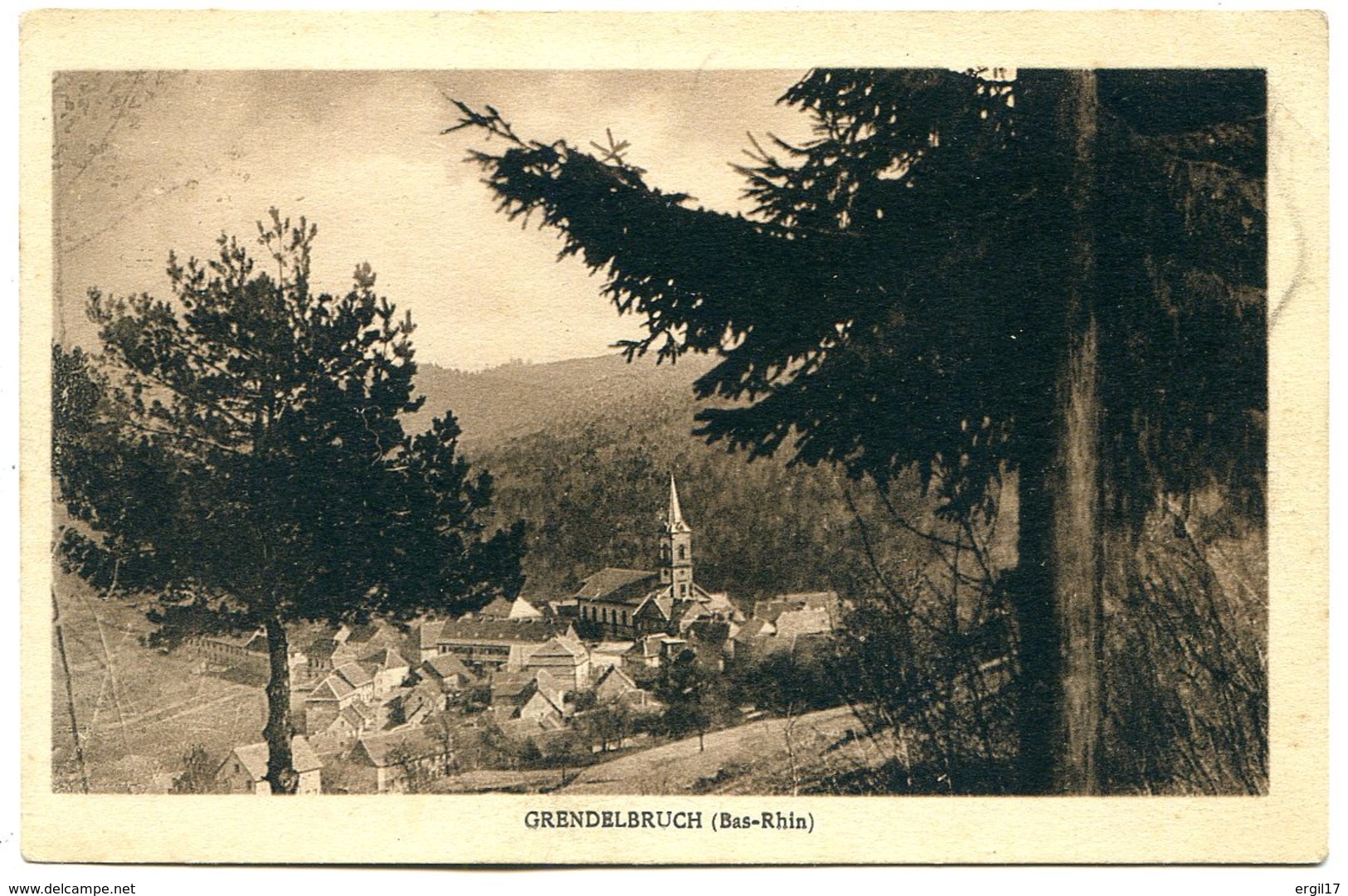 67190 GRENDELBRUCH (Rosheim) - CPSM 9x14, Vue Générale En Bon état - écrite En 1939 - Autres & Non Classés