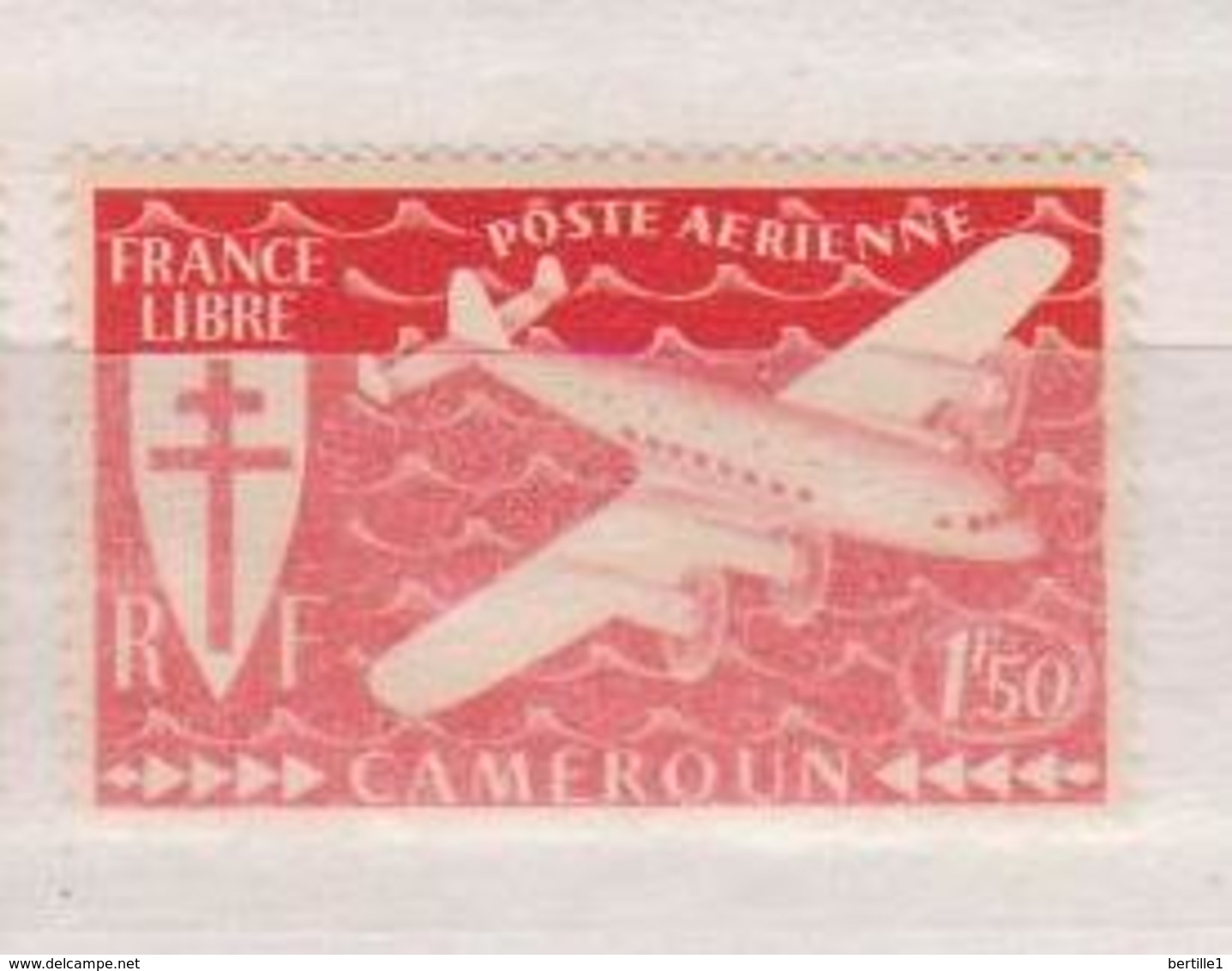 CAMEROUN      N° YVERT  :  PA 13       NEUF SANS CHARNIERE     ( NSCH 1/5  ) - Airmail