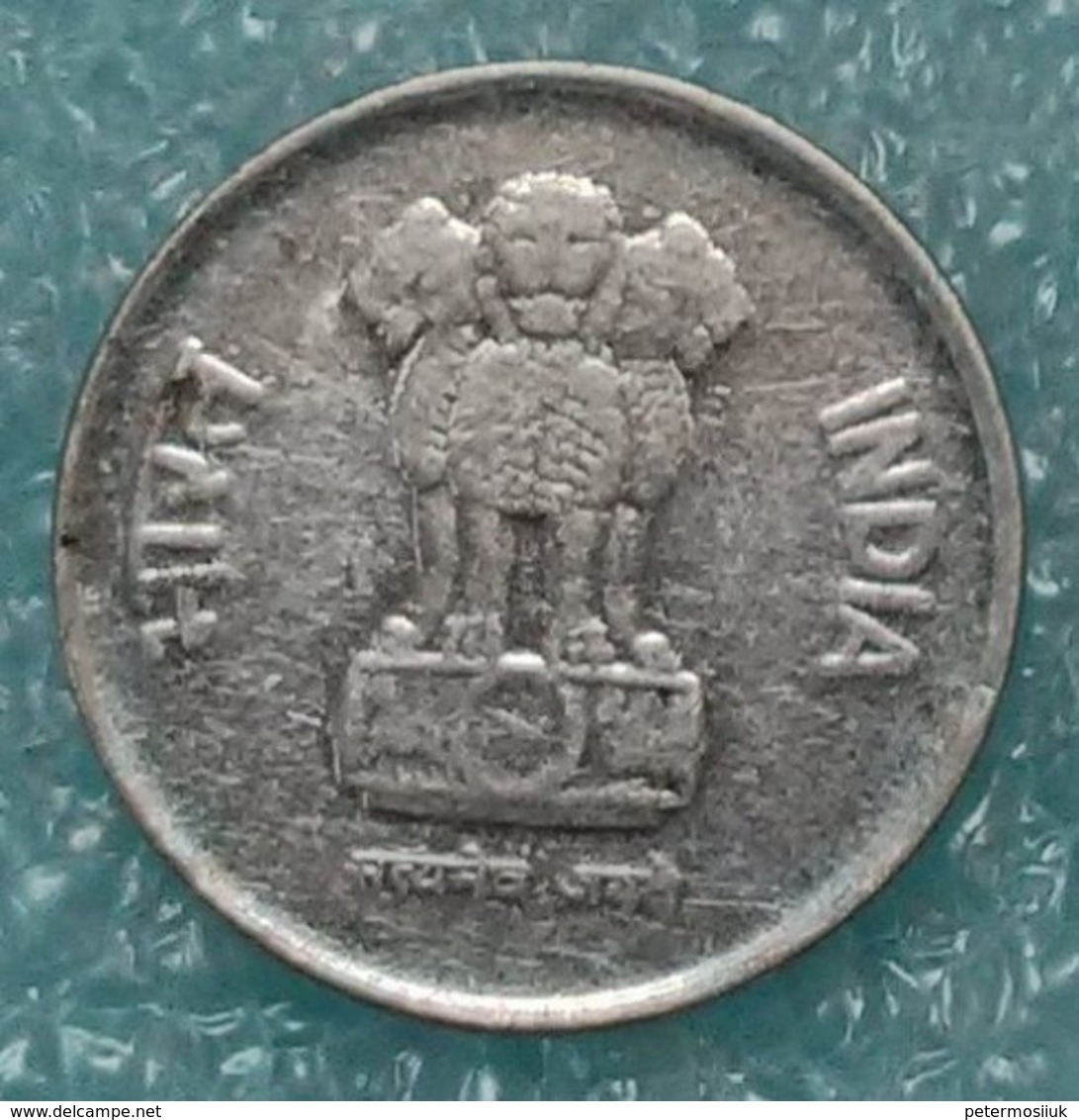 India 10 Paise, 1989 Round Shape, Stainless Steel Mintmark "" - Bombay -1764 - Inde