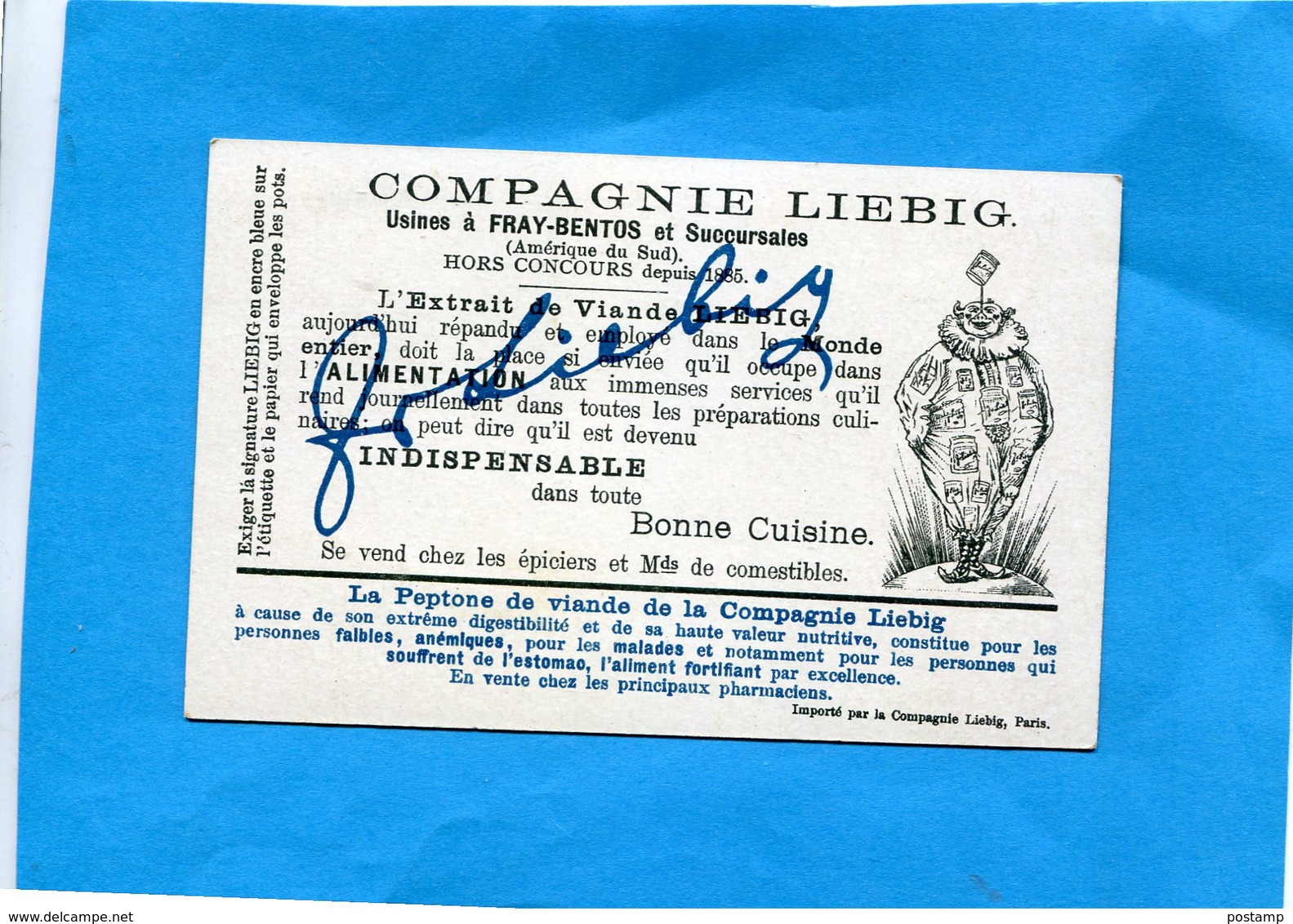 CHROMO"LIEBIG" Province D'Italie-LOMBARDIE- Superbe état D'époque 1900 - Liebig