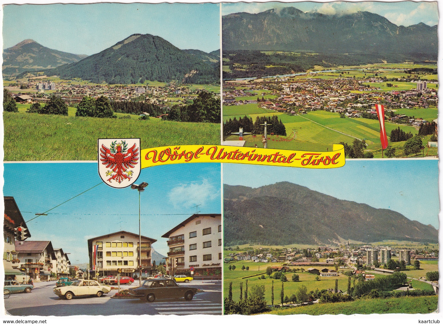 Wörgl: MAZDA LUCE, FORD TAUNUS 17M P3, SIMCA 1000, Hauptplatz - Unterinntal - (Tirol, Austria) - Passenger Cars