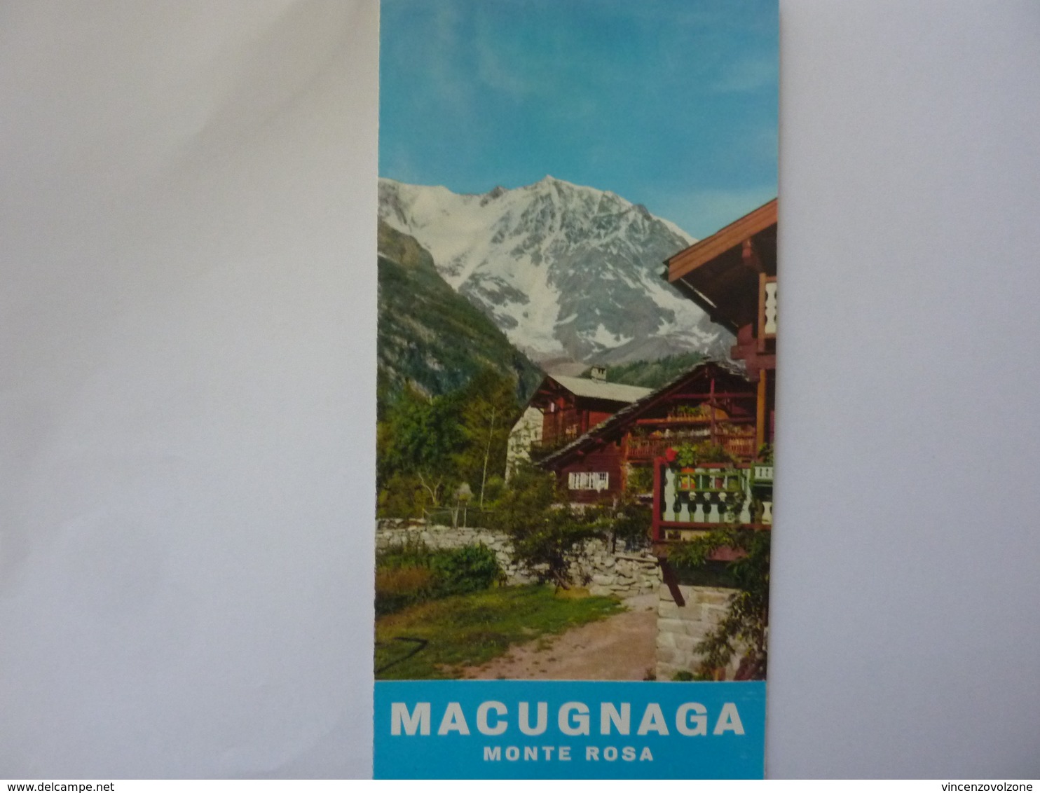 Pieghevole Turistico "MACUGNAGA - MONTE ROSA  Azienda Autonoma Di Soggiorno" 1977 - Dépliants Turistici