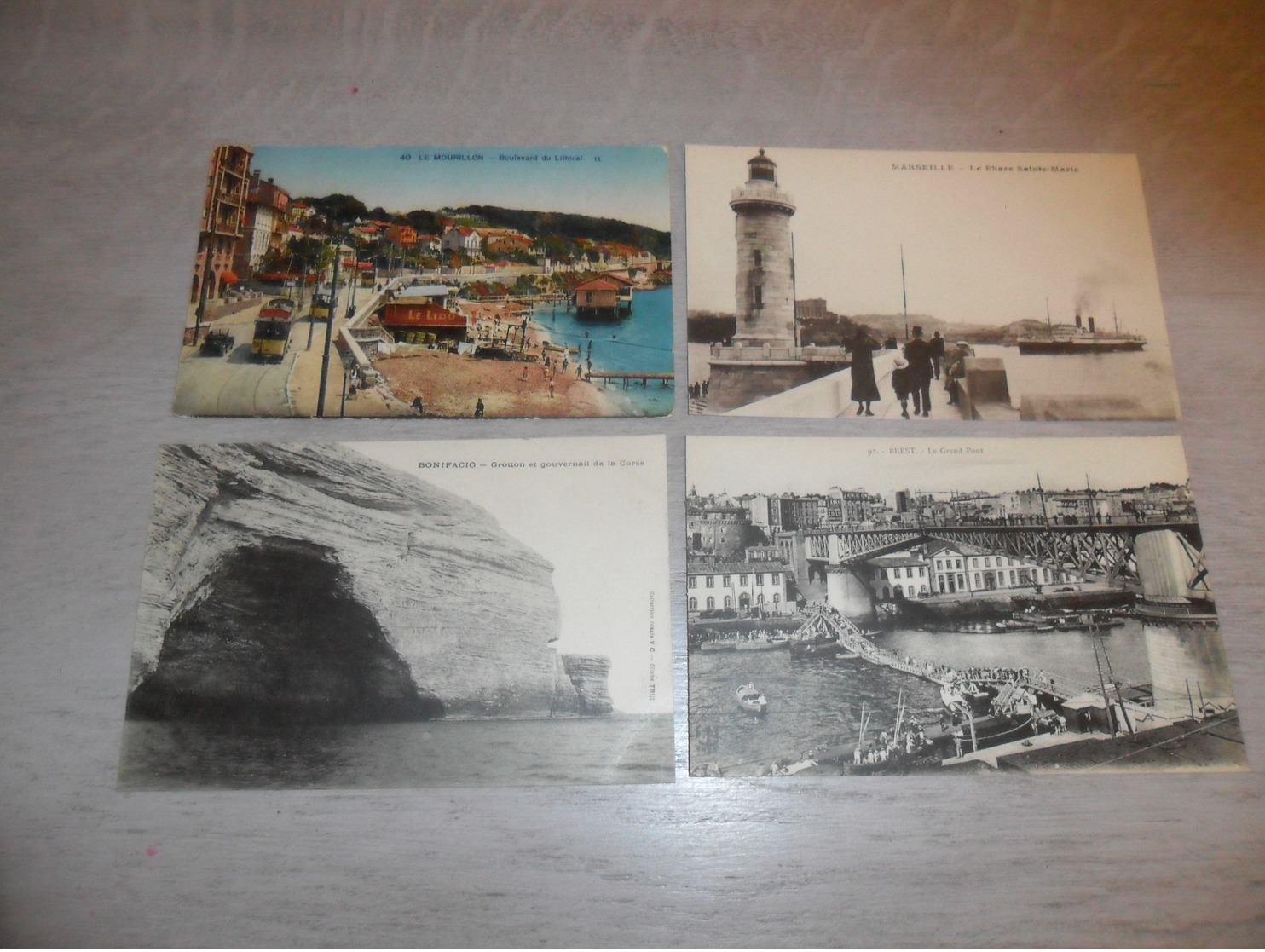 Lot de 60 cartes postales de France     Lot van 60 postkaarten van Frankrijk    - 60 scans