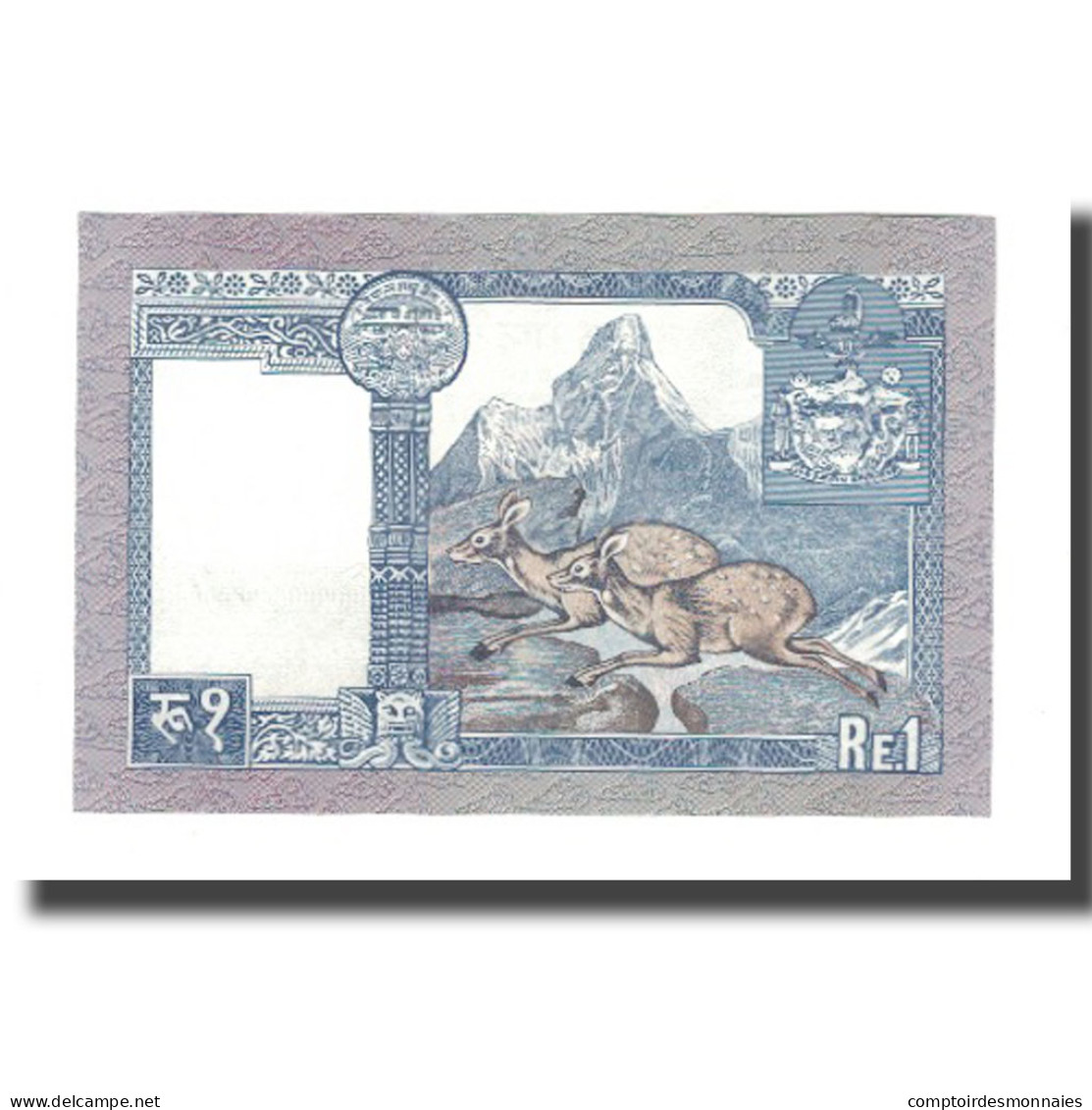 Billet, Népal, 1 Rupee, Undated (1974), KM:22, NEUF - Népal