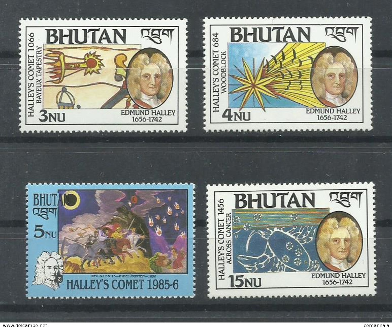 BHUTAN  YVERT  748/51    MNH  ** - Bhoutan