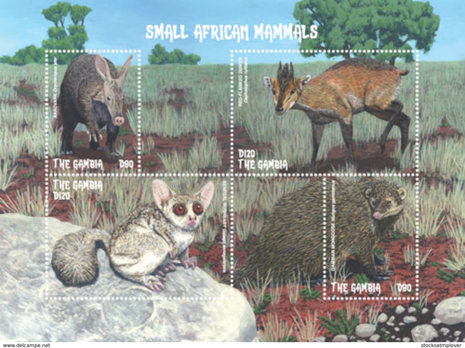 Gambia 2018  Fauna Mongoose ,bushbaby   I201901 - Gambia (1965-...)