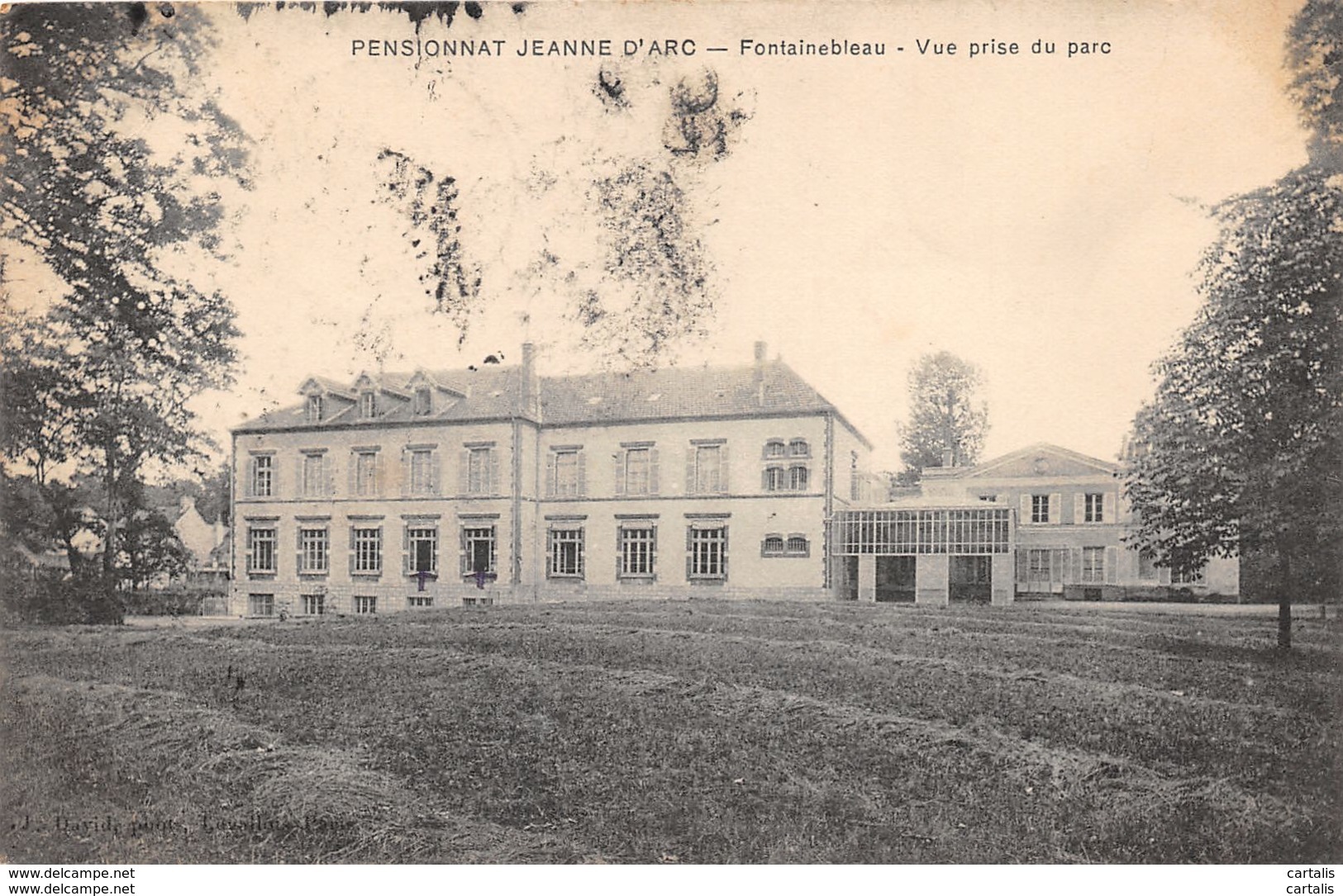 77-FONTAINEBLEAU-PENSIONNAT JEANNE D ARC-N°293-F/0179 - Fontainebleau