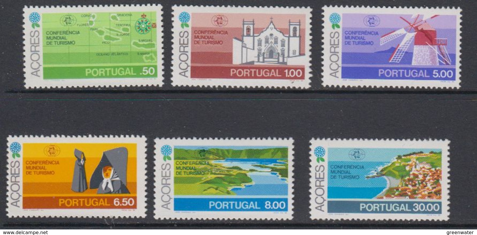 Azores 1980 Tourism 6v ** Mnh (43269I) - Azoren