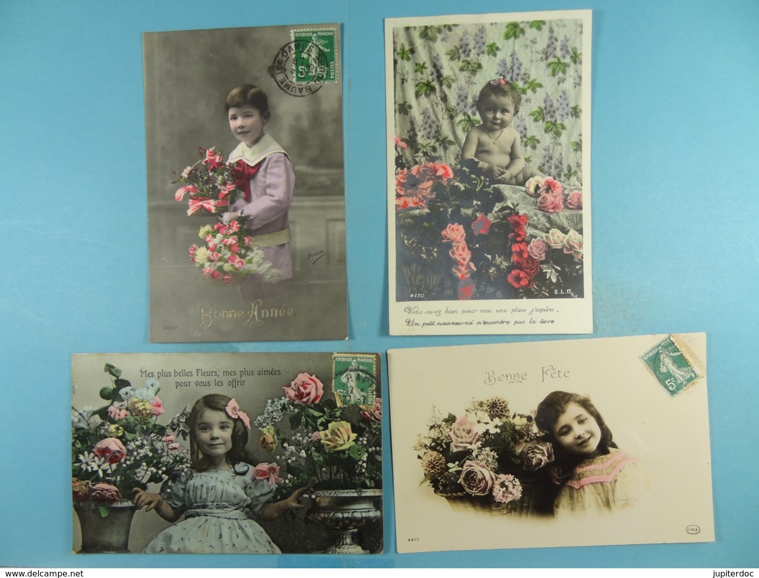 4 CPA Enfants - Collections, Lots & Series