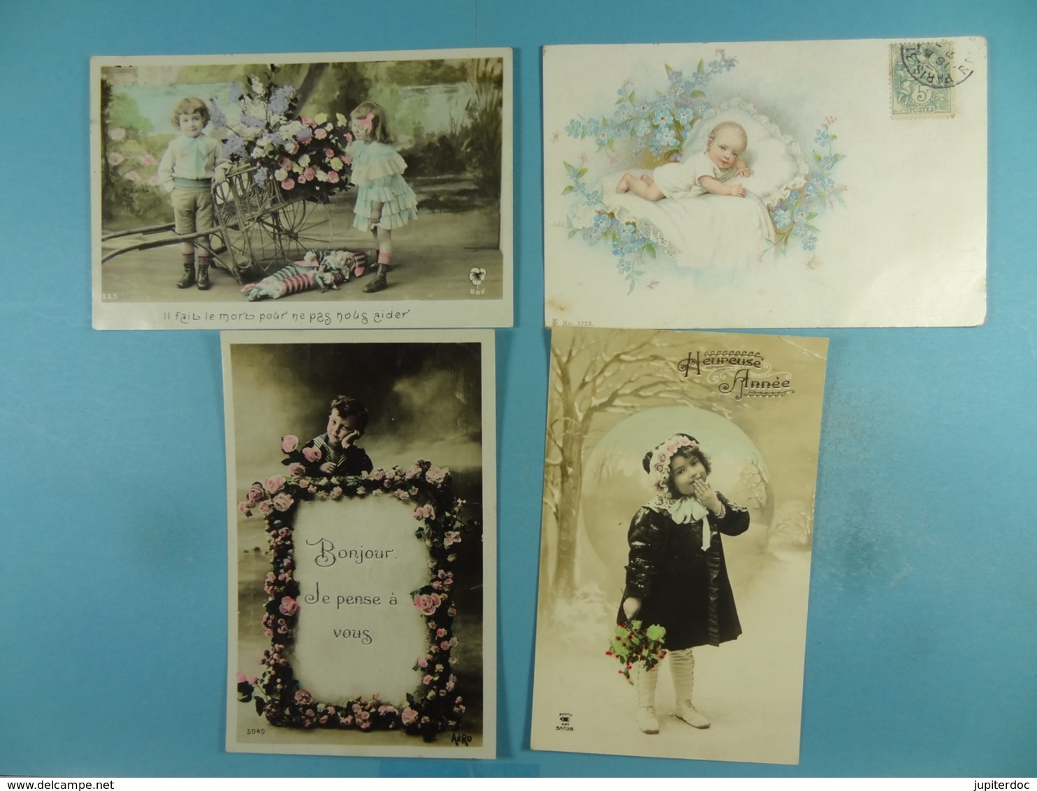 4 CPA Enfants - Collections, Lots & Series