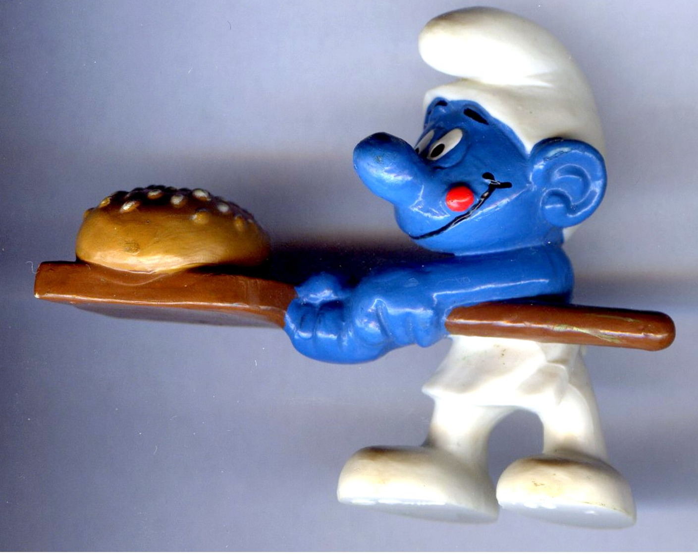 Figurine Vintage Rare SCHTROUMPF Cuisinier MAC DO © 1996 PEYO N°1 - Smurfs