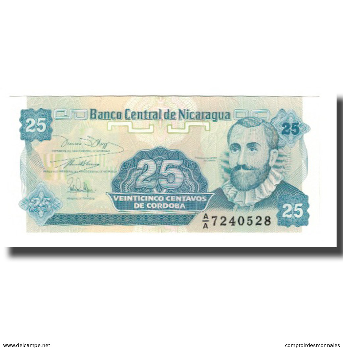 Billet, Nicaragua, 25 Centavos, Undated (1991), Undated (1991), KM:170a, NEUF - Nicaragua