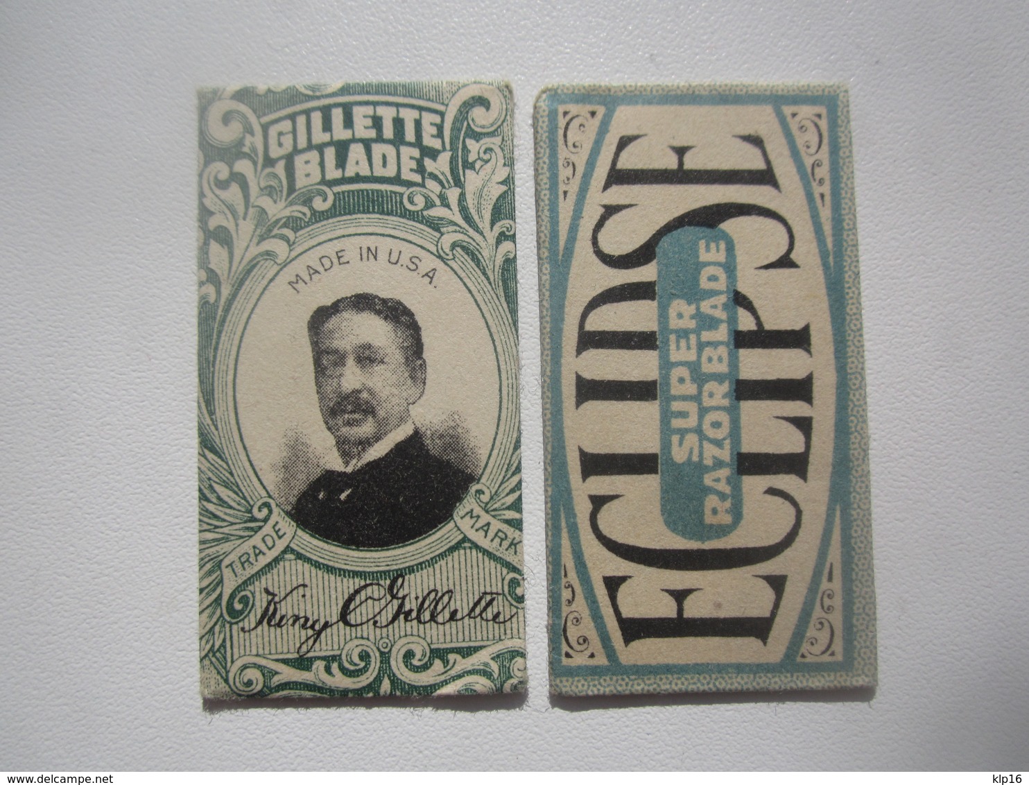 2x VINTAGE RAZOR BLADE - Razor Blades