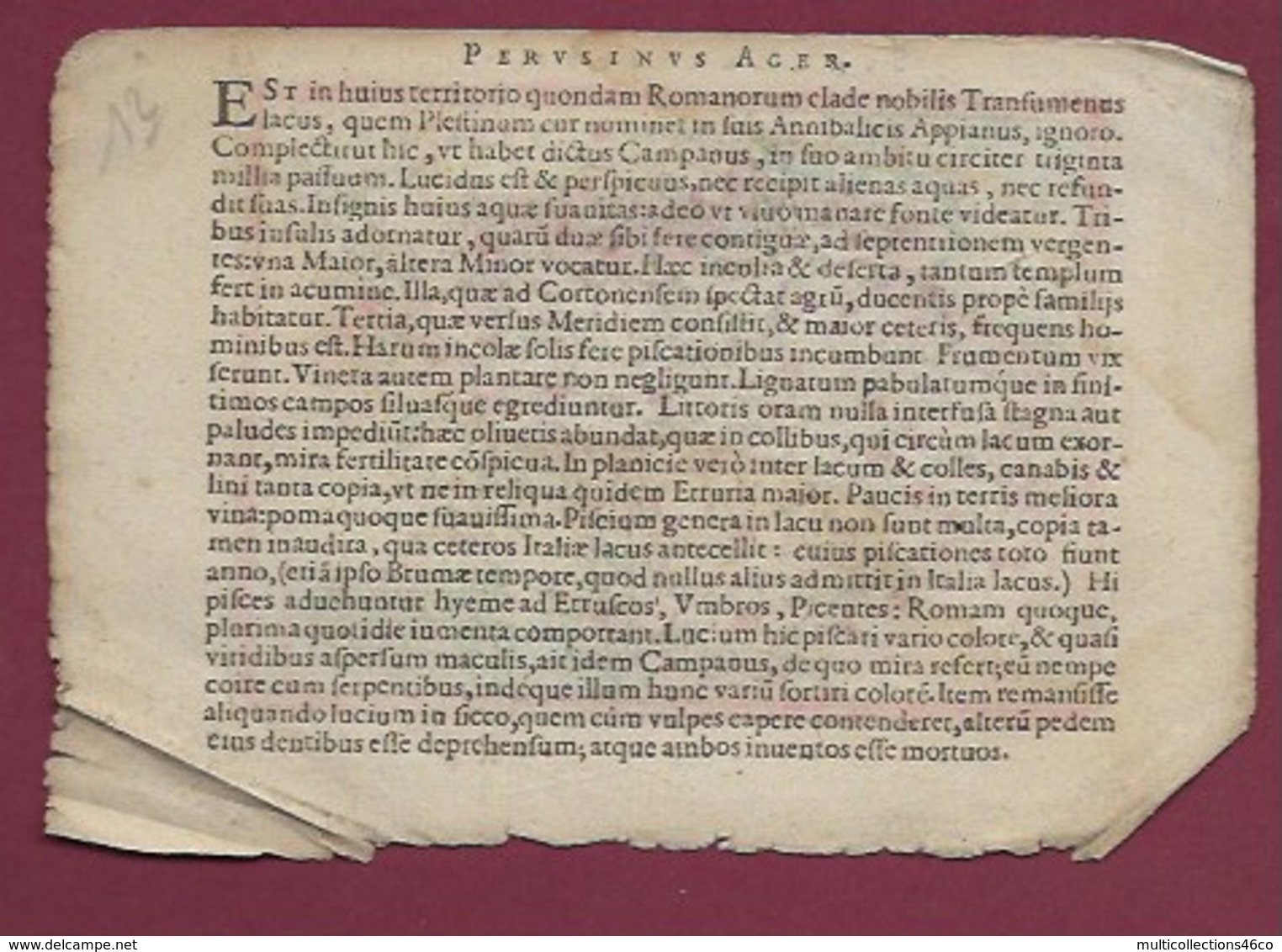 200619A - CARTE GEOGRAPHIQUE Colorisée Vers 1601 XVIIe - ITALIE Sena Territor Territoire De Sena Siena Sienne Toscane - Mapas Geográficas