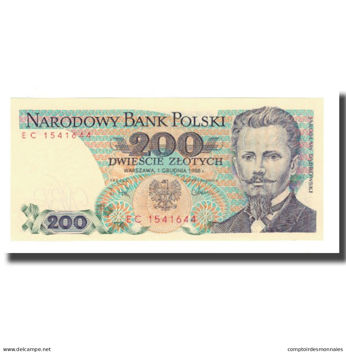 Billet, Pologne, 200 Zlotych, 1988, 1988-12-01, KM:144c, NEUF - Pologne