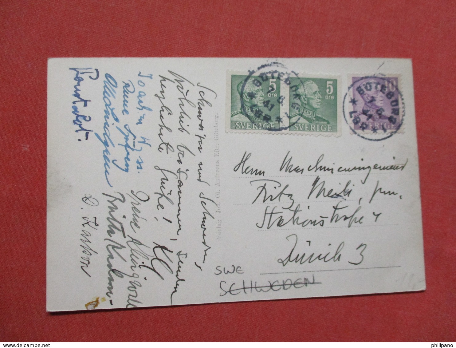 RPPC  Goteboorg Chalmerska    Sweden- Has Stamp & Cancel    Ref 3425 - Sweden