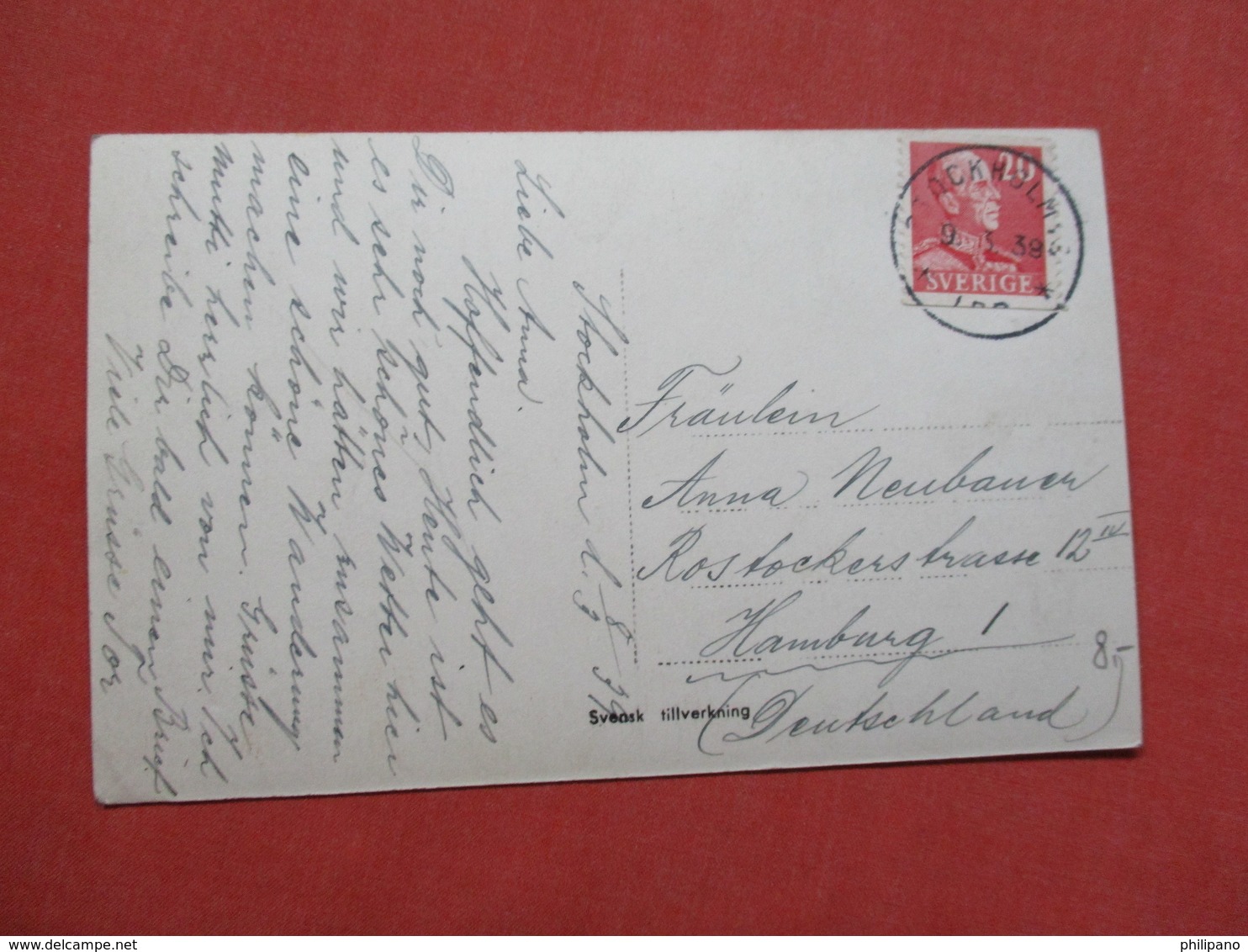 RPPC Stockholm Norr Malarstrand Sweden- Has Stamp & Cancel    Ref 3425 - Sweden