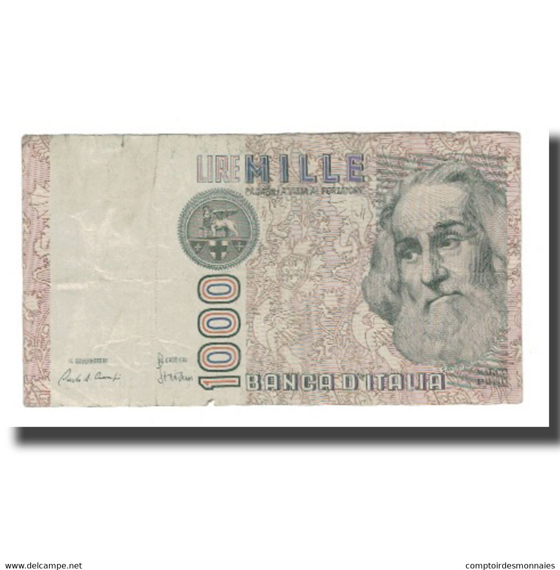 Billet, Italie, 1000 Lire, D.1982, KM:109a, B+ - 1000 Lire