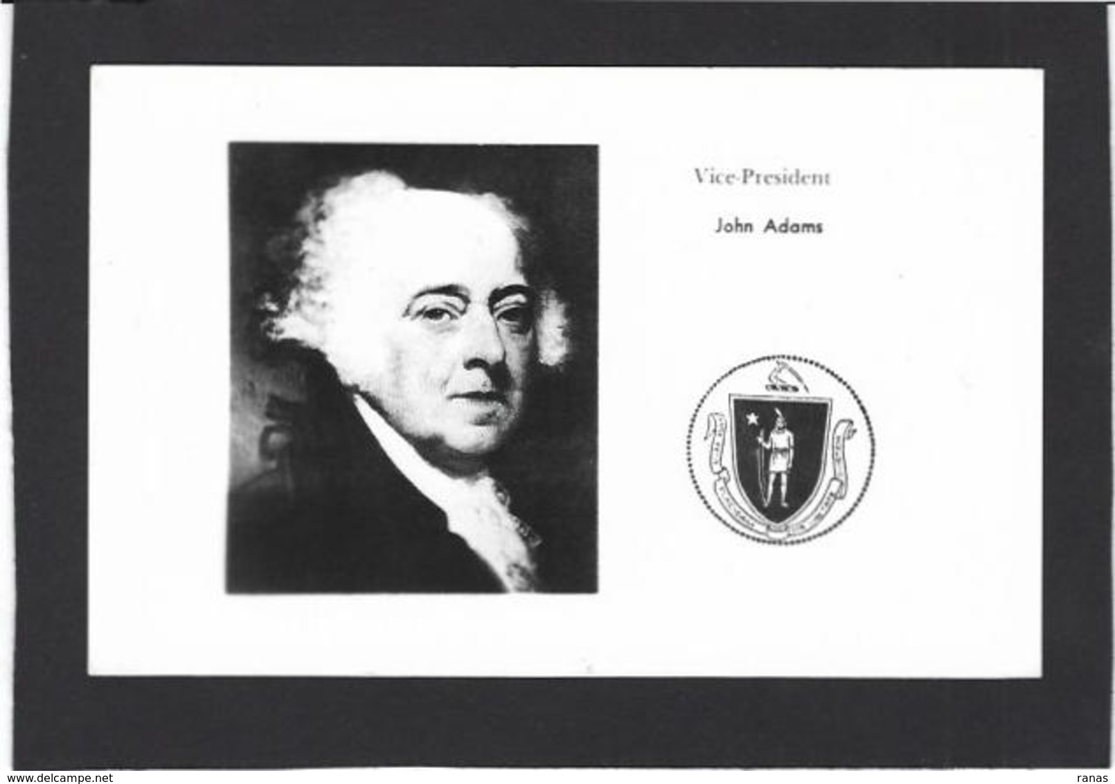 CPSM Maçonnique Circulé Masonic Franc Maçonnerie Franc Maçon John ADAMS - Philosophie & Pensées