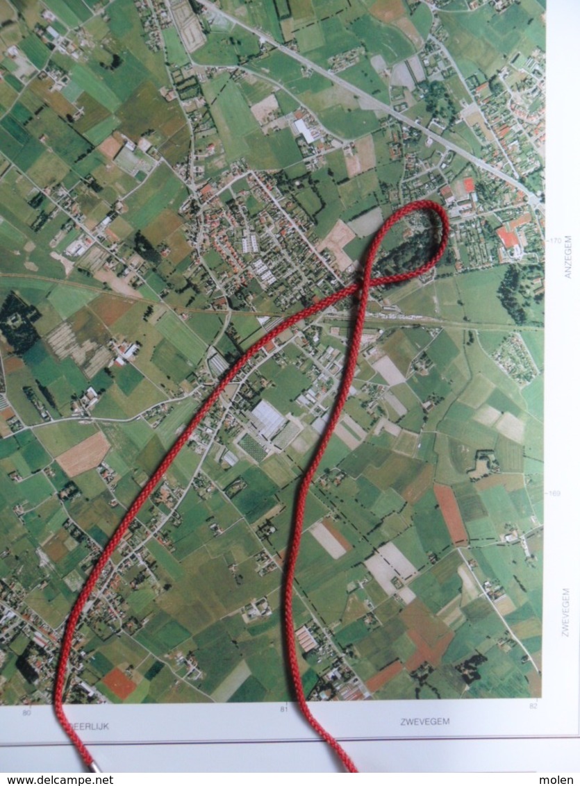 GROTE-LUCHT-FOTO DEERLIJK BELGIEK VICHTE SINT-LODEWIJK NIEUWENHOVE ORTHOFOTOPLAN 67x48cm PHOTO AERIENNE LUCHTFOTO R751 - Deerlijk