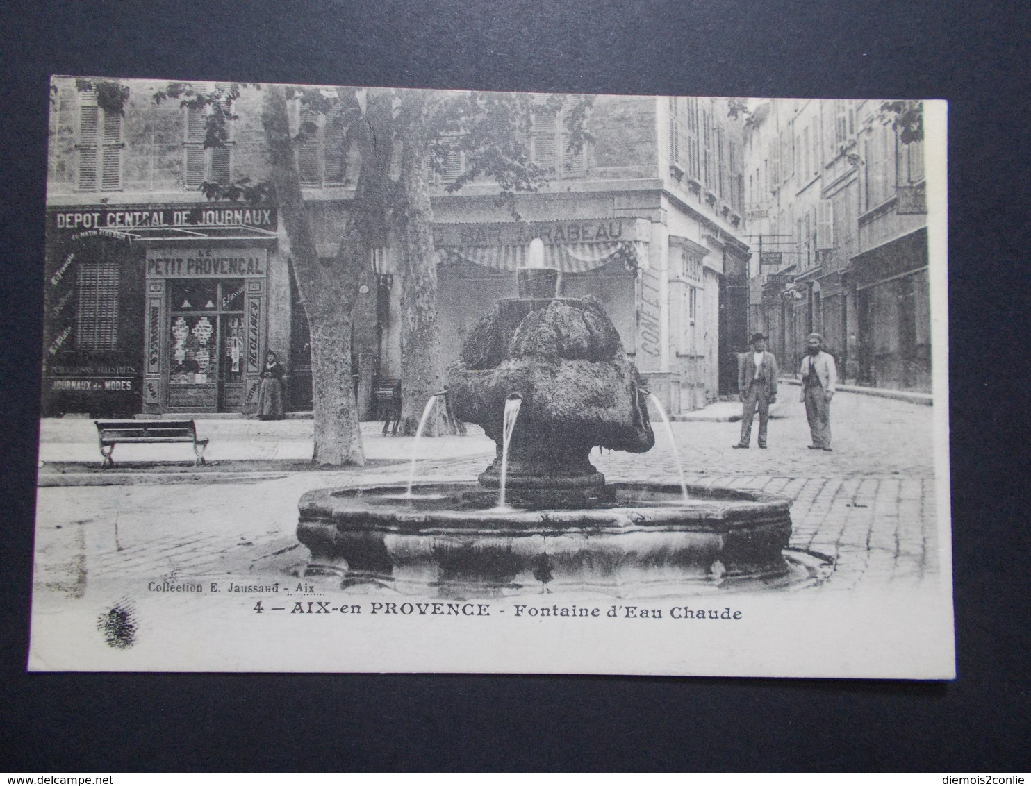 Carte Postale  - AIX EN PROVENCE (13) - Fontaine D'eau Chaude - 1916 (1783/1000) - Aix En Provence
