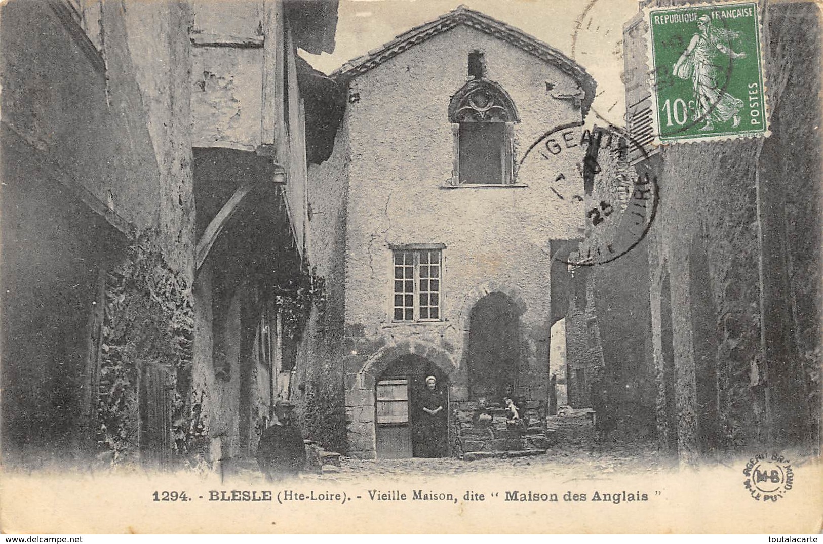 CPA 43 BLESLE VIEILLE MAISON DITE MAISONS DES ANGLAIS - Blesle