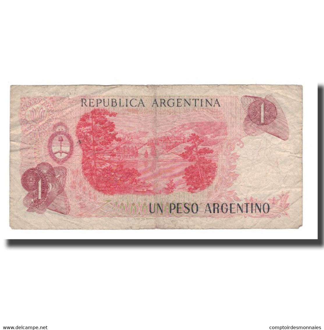 Billet, Argentine, 1 Peso Argentino, Undated (1983-84), KM:311a, B+ - Argentine