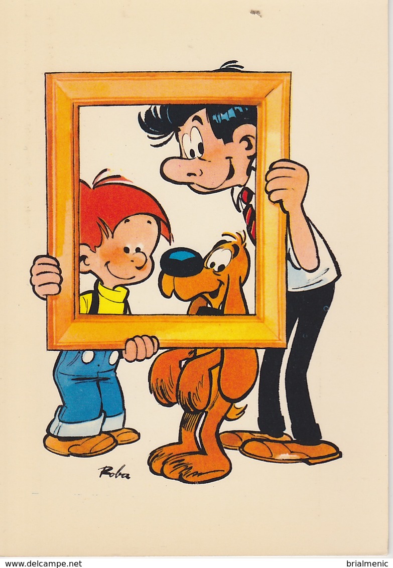 Les Inséparables BOULE ET BILL ( Les Personnages Du Journal De Spirou ) Carte N° 40-3 - Bandes Dessinées