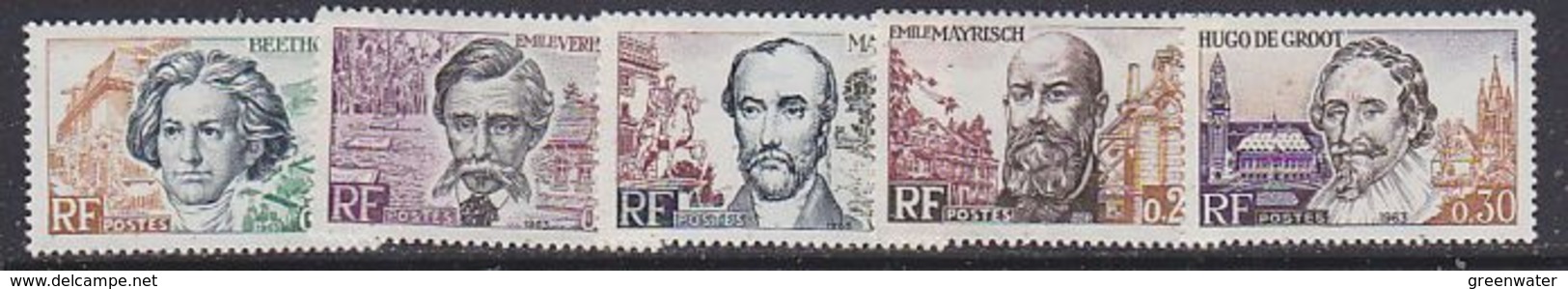 France 1963 Famous Persons 5v ** Mnh (43231G) - Ongebruikt