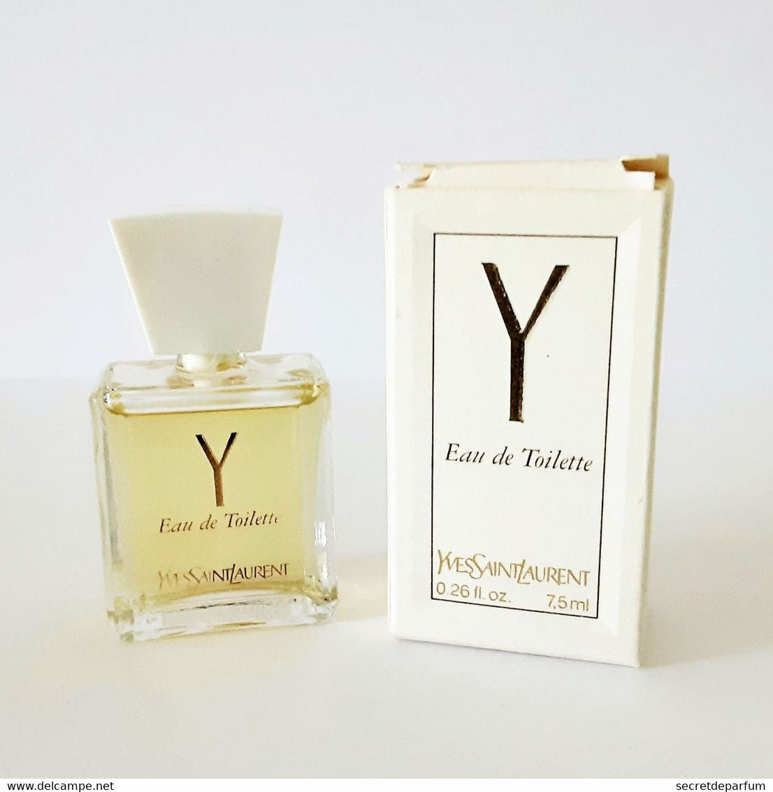 Miniatures De Parfum  Y  De YVES SAINT LAURENT EDT   7.5 Ml + Boite - Miniatures Femmes (avec Boite)