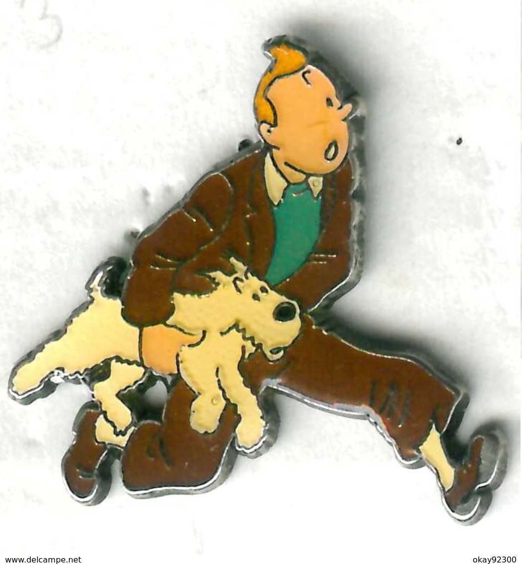 Pin's BD Tintin Kuifje Milou (signé Lombard Hergé Corner Coinderoux N° 77) - BD