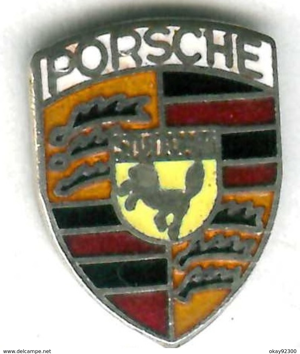 Pin's Voiture Automobile écusson Logo Porsche (1,4 Cm X 1,9 Cm) - Porsche