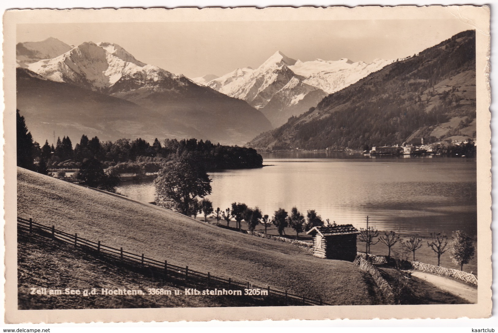 Zell Am See G.d. Hochtenn, 3368 M U. Das Kitzsteinhorn 3205 M - (Austria) - 1954 - Zell Am See