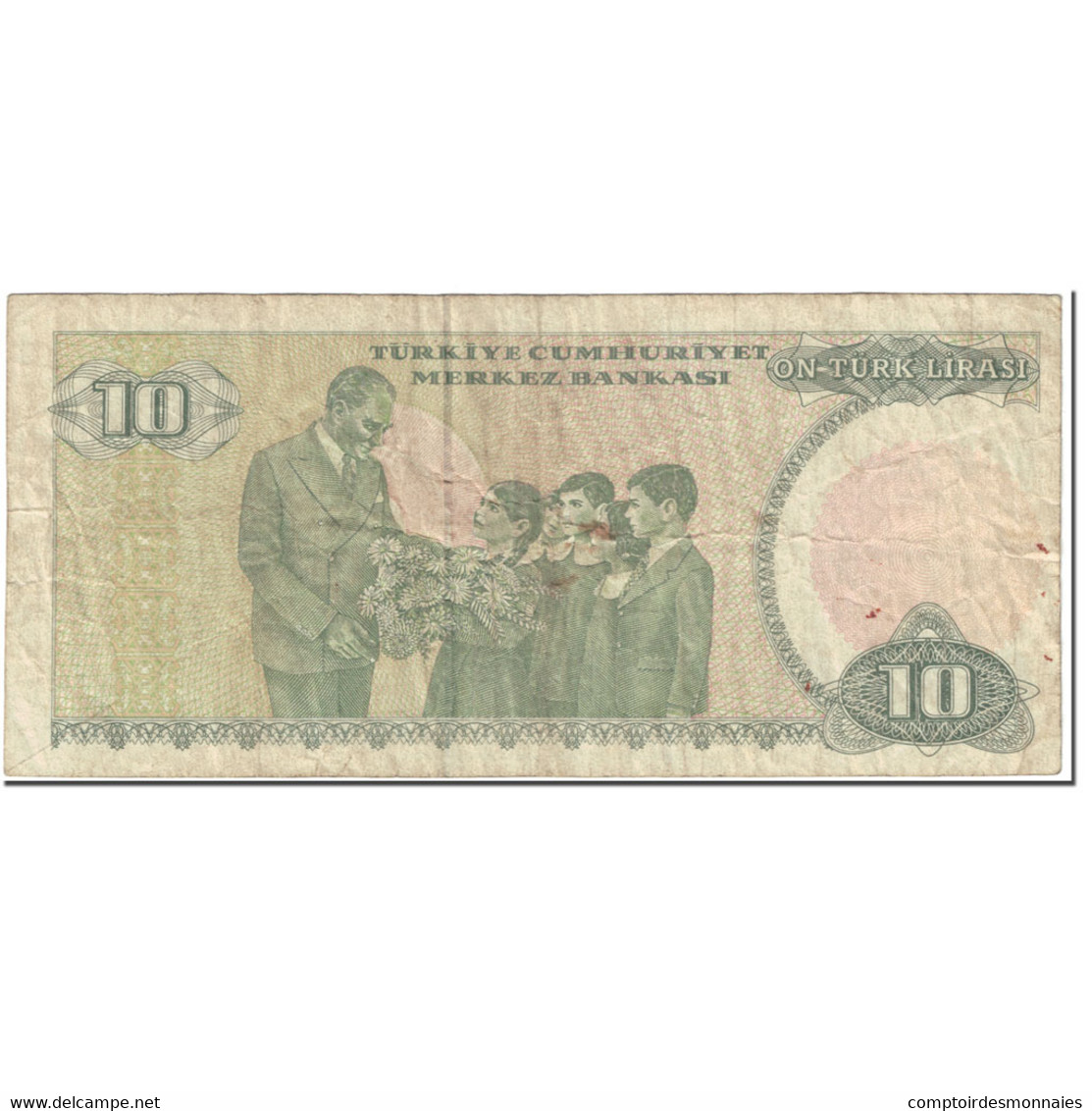 Billet, Turquie, 10 Lira, 1984-1987, Undated (1984-87), KM:192, TB - Turkey