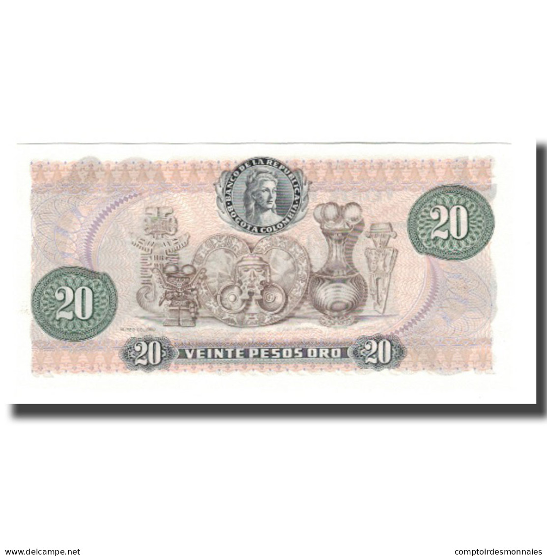 Billet, Colombie, 20 Pesos Oro, 1983, 1983-01-01, KM:409A, NEUF - Colombie