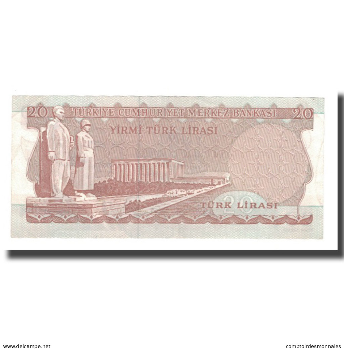 Billet, Turquie, 20 Lira, L.1970, KM:187b, SPL - Turkey