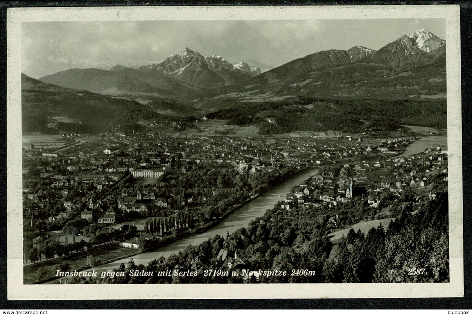 Ref 1308 - Real Postcard - Innsbruck Austria - 24g Rate To Sussex - Good Landeck Postmark - Innsbruck