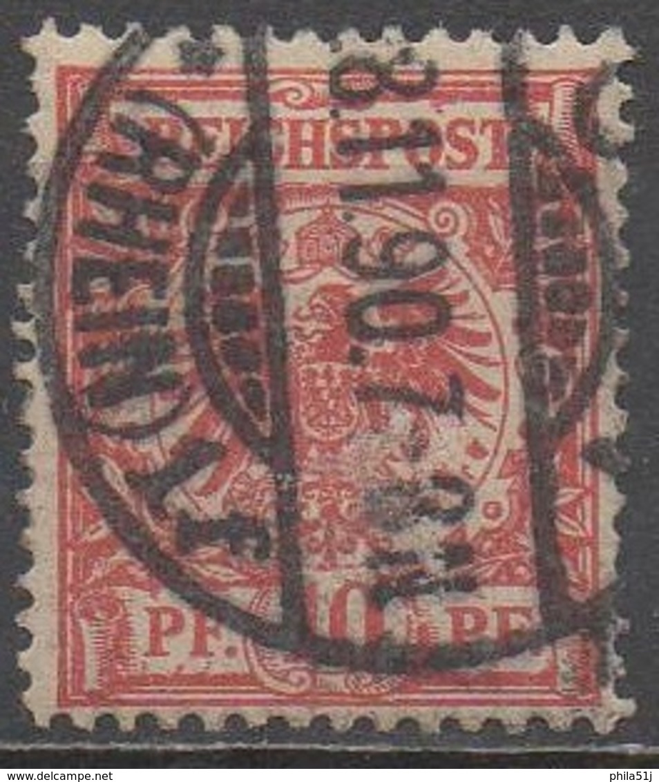 ALLEMAGNE__  N°47__OBL  VOIR SCAN - Used Stamps