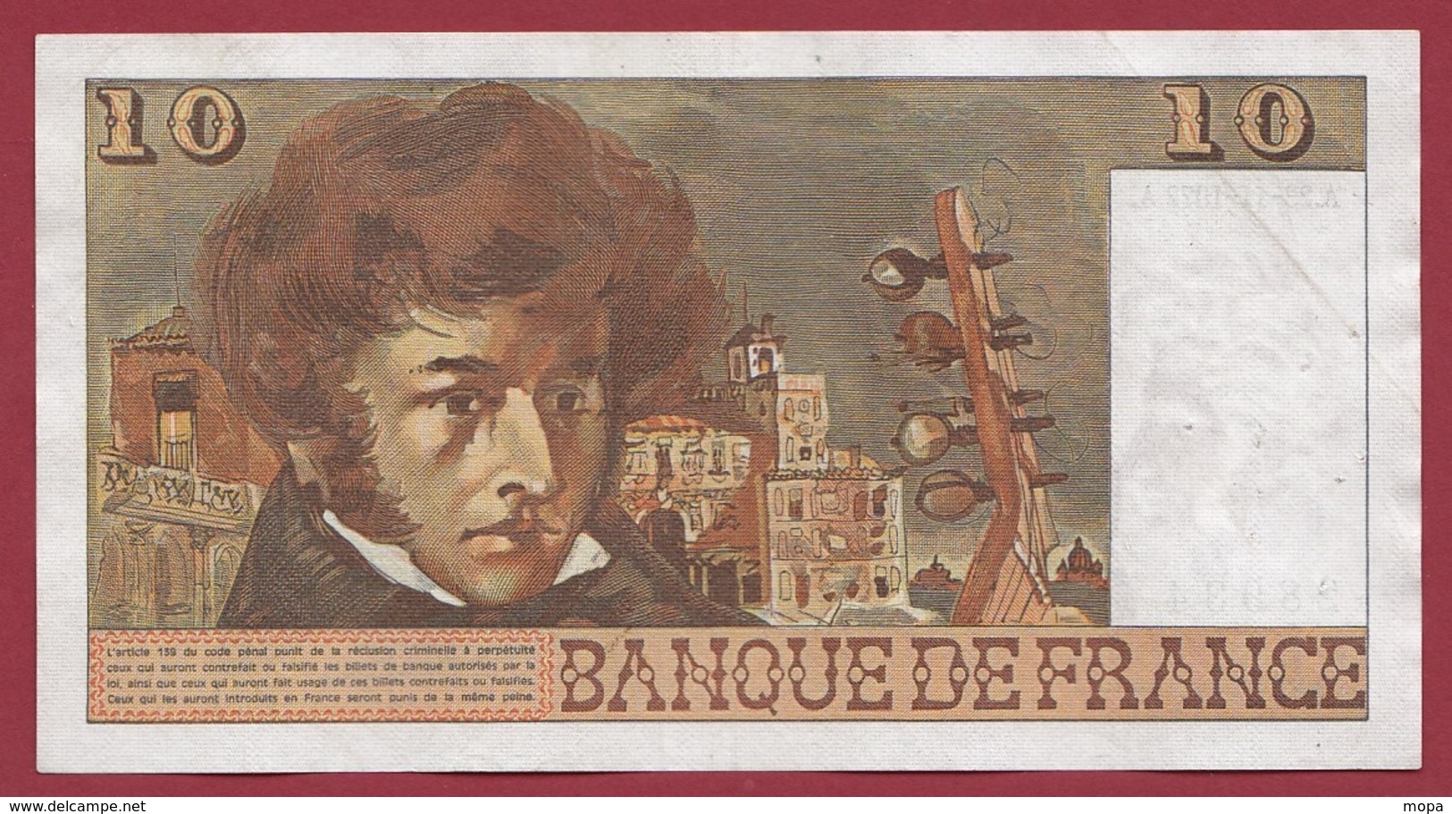 10 Francs "Berlioz" Du 23/11/1972.A --VF/SUP---ALPH K.1 - 10 F 1972-1978 ''Berlioz''